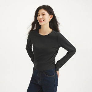 Hotwind | Sleeved Waist-Slimming Basic T-Shirt