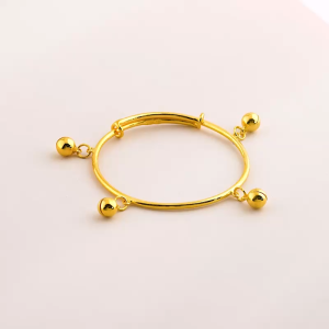 Chow Sang Sang 周生生 999.9 24K Pure Gold Chinese Gifting Collection Adjustable Bangle for Tiny Size 09220K Price-by-Weight 7.11g Gold [Size Adjustable]