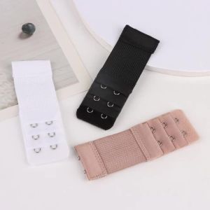 5-Pack Bra Extender Clips - Extended Two-Row Buckle Design Comfortable Adjustable Elastic Non-Slip Shoulder Straps Bra Back Buckle Extender Clips