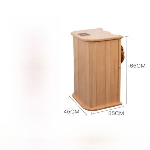Fuyuan Kang Far Infrared Therapy Foot Bath Wooden Bucket Home Use Sauna Full Spectrum Health Care Bucket Korean Style Wood
