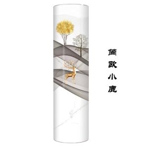 360 Degrees Rotate Shoes Hall Cabinet Balcony Entrance Shoe Rack Modern Creative Minimalist Cabinet Extra Large round Cylinder