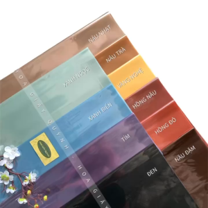 GIẤY THẠCH - bóng kính màu gói hoa gói quà - xấp 20 tờ