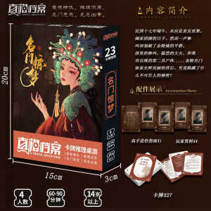 Role-playing Logic Deduction Table Game for 4 Players Eternal Peace Abandoned Building Theme Party Game Casual Gathering