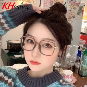 Gọng kính cận có sẵn tròng chống ánh sáng xanh  có thể thay tròng Cận Gọng Kính vuông mỏng thời trang chất liệu TR90 mã Y30087 - kheshop