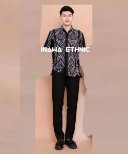 baju kondangan couple - baju couple tenun - baju couple pasangan