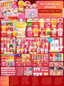 Đồ Chơi DIY Mini Trà Sữa Handmade cho Bé Gái