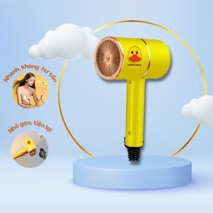 Máy sấy tóc mini 2 chiều công suất 1200W hiệu con vịt vàng - Máy Sấy Tóc Mini - Máy Sấy Tạo Kiểu Công Suất Lớn thiết kế nhỏ gọn thuận tiện để mang theo khi đi du lịch.
