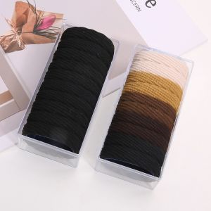 10 cái/hộp độ co giãn cao Băng cao su thời trang hàn quốc mới Băng Đô Màu Tóc Dây cho người phụ nữ cô gái Phụ kiện tóc