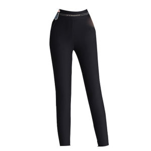 MiiOW | Thickened Fleece Womens High Waist Casual Pants Autumn Winter Warm Outerwear Black Cotton Trousers Comfortable Fit MiiOW