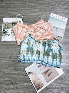 [SAL] 2áo Crop 2Dây Bún Xuất Dư