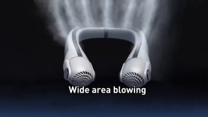 Penyejuk Kipas Leher HA HA Neck Fan Cooler Neck Fan Rechargeable USB 8000mAh Neck Fan Xiaomi Neck Fan Foldable Portable Hanging Fan fan mini 挂脖风扇