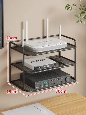 evesigar | Wall-Mounted Router Storage Rack