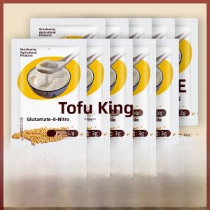 Home Use Tofu King Inner Lip Powder Small Packaged Food Grade Calcium Sulfate Tofu Brain Making Self Made Tofu Settling Agent