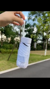 Capsule Mini UV Umbrella - Small Six-Folds Folding Umbrella with UV Protection