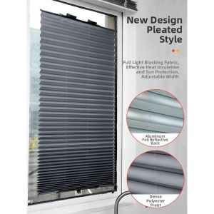 No Drill Installation Waterproof Sunscreen Curtains