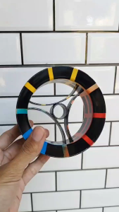 Bladu kenur layang layang racing 3inch motif jaring segitiga kuat