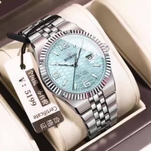 BINBOND Luxury Quartz Wristwatches Luminous Waterproof Auto Date Mens Watch Steel Clock Business Sport Fashion Casual Reloj
