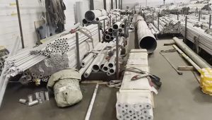 FUYI Aluminum Alloy Tube 6mm Wall Thickness 14-24mm OD Smooth Hollow Round Straight 300/500mm Long