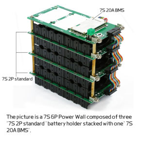 กล่องแบตเตอรี่ลิเธียมบัดกรี18650 DIY 7S 29.4V 25.9V 18650พาวเวอร์ซัพพลายคอมพิวเตอร์ตั้งโต๊ะพลังงานสำรองบลูทูธอัจฉริยะ BMS 7S 20A 40A 60A 18650ที่วางแบตเตอรี่ติดผนัง18650กล่องเก็บของสำหรับแหล่งไฟสำรอง Up/ แบตสำรอง