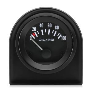 RYSJM | 2 52MM Water Temp/Oil Temp/Oil Press/Volt/Ammeter/Fuel Level Meter with Car Bracket Pod Holder For 12V Universal Vehicle