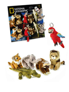 ตุ๊กตาปีกนกพันธุ์ปากีสถานน่ารัก National Geographic ของเล่นตุ๊กตาผ้าฝ้ายอ่อนสำหรับเด็ก วัสดุ PP Cotton เหมาะกับทุกวัย