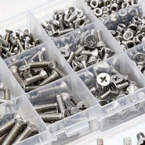 220/335pcs Stainless Steel Screw Kit (M3&M4): Phillips Countersink with Nuts For Home/Workshop/DIY Ideal Gift for Enthusiasts