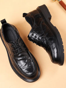 Autumn Mens Business Casual Leather Shoes Genuine Leather