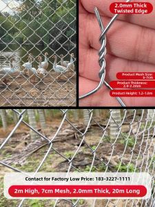 XINDINGHAO | Galvanized Steel Wire Fence Security Net