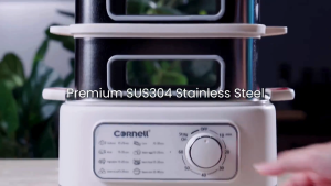 Cornell 9.5L 2 Tier Stainless Steel Food Steamer
