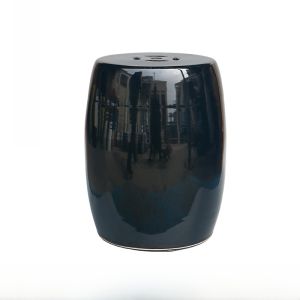 Modern Home Decor Creative Ceramic Drum Stool Hollow Carving Porcelain Bench Entrance Hall Shoe Replacement Side Table