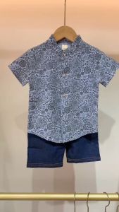 baju kanak kanak pakaian suits casual cartoon boy two-piece sets trend