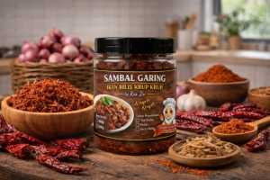 extra crunchy Anchovy sambal by kak zai
