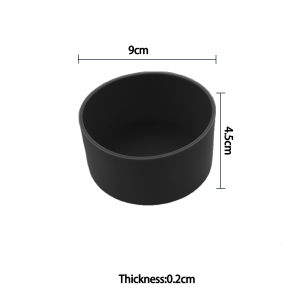 For Better Life 1Pc 9cm Soft Silicone Cup Bottom Sheath Protector Sleeve For Glass Water Tea Bottle Anti Damage Accessories
