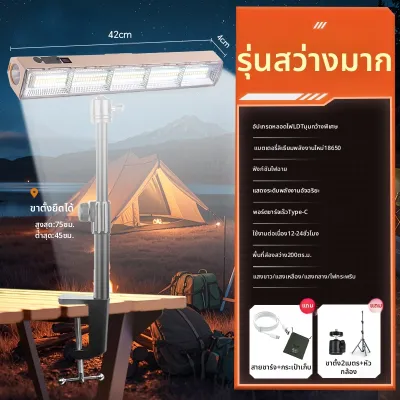 SUIYI | ไฟฉุกเฉินแคมป์ปิ้ง LED ชาร์จไฟได้ พร้อมแบตเตอรี่ใช้งานยาวนาน