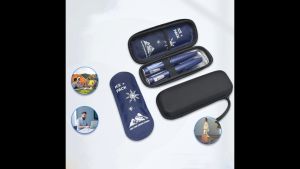 1Set Insulin Cooler Travel Case with 2 Ice Packs EVA Portable Double layer Cooler Bag for Diabetics