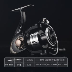 MLZH | Gapless Long Casting Fishing Reel 5.2:1