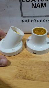 Đui chuôi đèn gắn ốp tường trần E27 chếch 45 độ hoặc vuông thẳng 90 độ hoặc đuôi  treo xoáy  đui gắn bóng đèn led đèn chữ U Đui bóng đèn thẳng xéo hoặc treo có ốc vít kèm theo đui vặn bóng đèn thông dụng- Cửa Hàng Nam