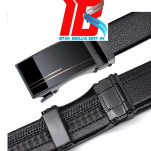 Ikat pinggang pria Sabuk pria otomatis model gesper rel
