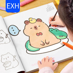 Capibara Drawing Book Line Trace Copy Album Children Sketch Tracing Book Kindergarten Coloring Book for Boys And Girls