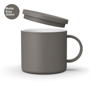 Asvel | Insulated Ceramic Travel Mug with Lid and Handle