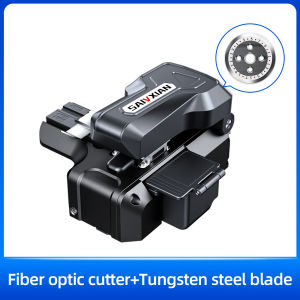 SAIVXIAN NEW M9 one-step fully automatic high precision Fiber Optic Cleaver Optical Fiber Fusion Splicer Cutting Knife