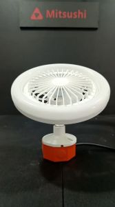 Mitsushi 2in1 10" 60W 26CM Ceiling Fan Light Ceiling Lighting Lamp With Remote Control E27 Interface Bedroom Silent Fan Light Chandelier