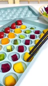 BISA COD - Cetakan Es Batu Bulat 33 Tray / Cetakan Pudding Cokelat Agar 33 Slot / Ice Tray Ball Maker 33 Grid / Alat Pencetak Es Batu Jelly