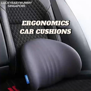 【CLEARANCE】Ergonomics Car Seat Cushions Headrest Pillow/Memory Foam Lumbar Support Car Interior