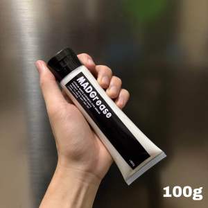 จารบีขาว ขนาด 100 กรัม ทนความร้อน หล่อลื่น MADGREASE จารบีหลอด จาระบีขาว สังเคราะห์ White Lithium Complex Synthetic (PTFE) จาระบีโซ่ อัดจารบีง่าย