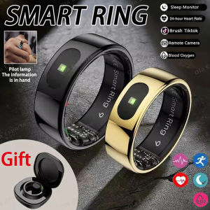 New Smart Ring Bluetooth Health Monitor Heart Rate Blood Oxygen Sleep Gesture Control 5 ATM Waterproof Sports Sport Rings 2025