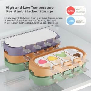 Child-friendly Food-grade Silicone Ice Cream Mold