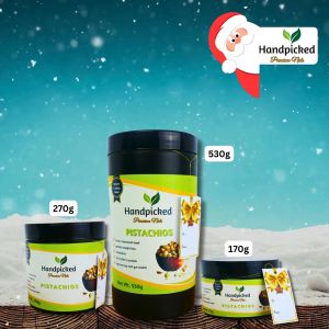 Pistachios - Roasted and Lightly Salted (Handpicked Premium Nuts)