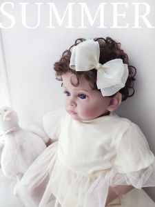 Cute Princess Style Baby Hairband with Large Bow Knot for 100 Days Anniversary Photo Shoot Girls Headwear Stylish Versatile