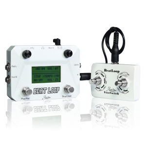 Rowin LBL-01 Guitar Beat Loop Freely Drum Looper Machine 40 Drums Rhythm 50min Looper Recording Time Footswith Pedals Included